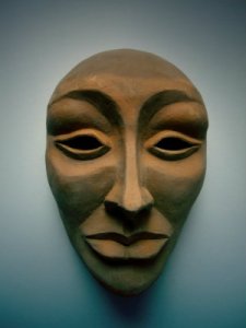 Self reflective mask