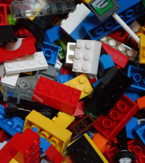 Childhood lego choas